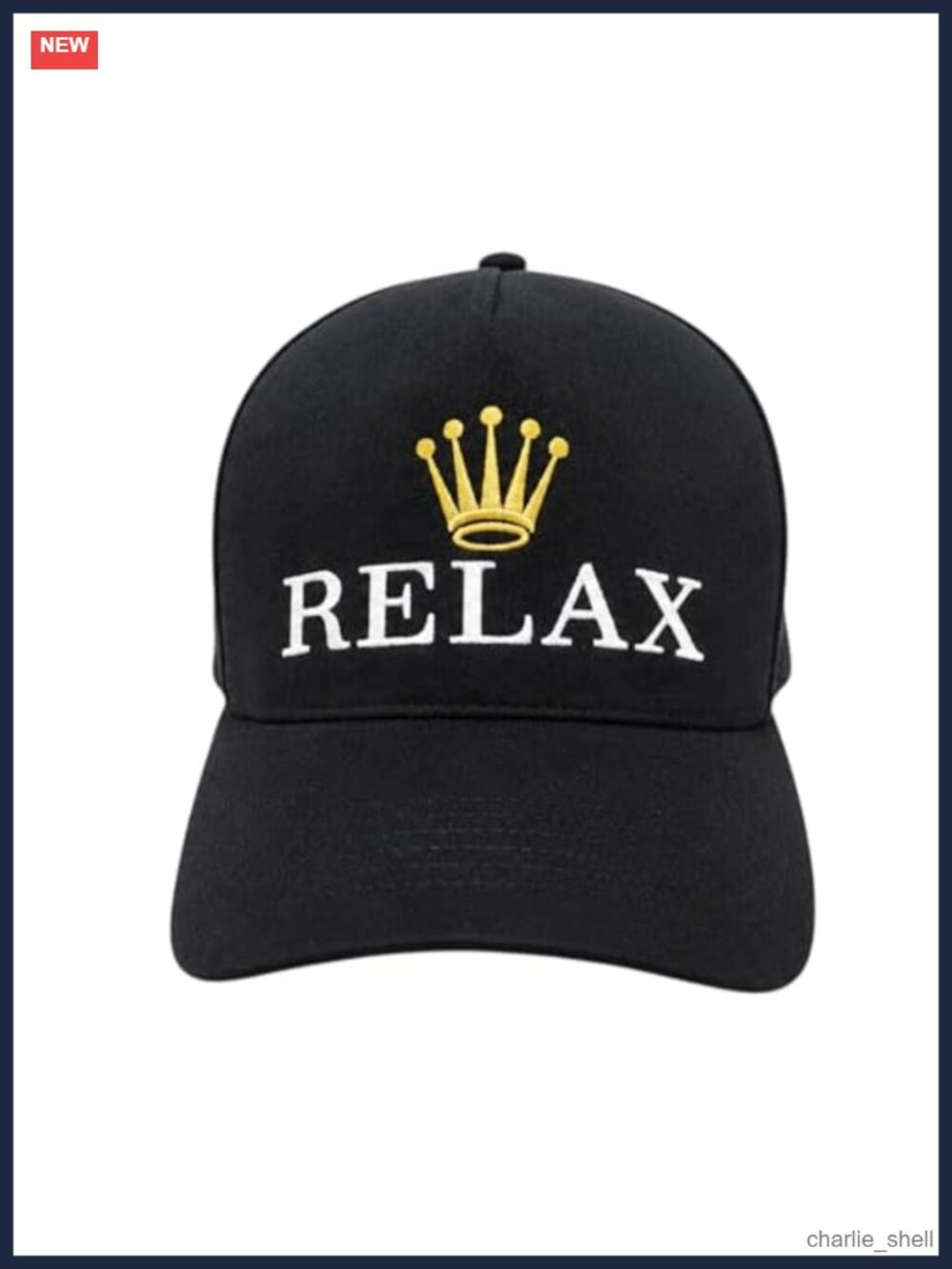 Suede Snapback Adjustable Baseball Cap with Gold Crown Embroidery